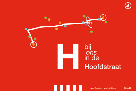 Vlag 'Bij ons in de Hoofdstraat'